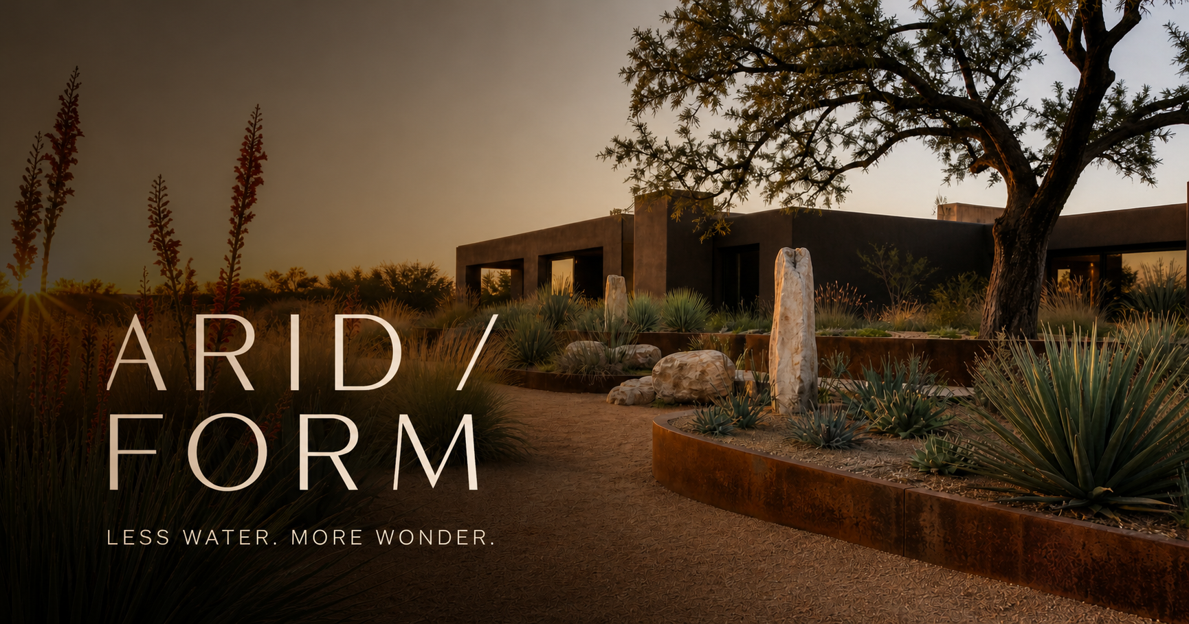 Arid / Form website concept preview